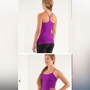 Lulu lemon purple yoga tank size 2